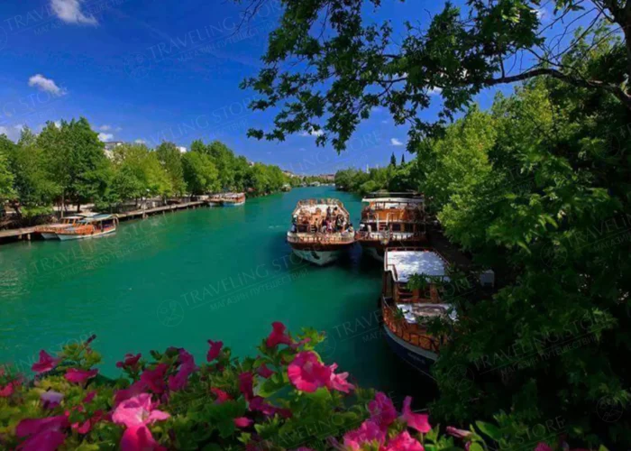 Manavgat P Boat & BAZAR & Waterfall  TOUR